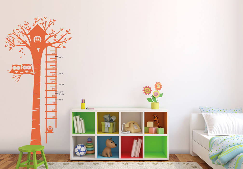 Trendige Dekoration mit Eulen, K&L Wall Art K&L Wall Art Dormitorios infantiles de estilo moderno Sintético Marrón Accesorios y decoración