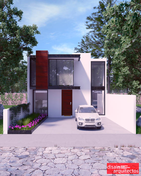 Casa MRB homify Casas modernas: Ideas, diseños y decoración Hierro/Acero