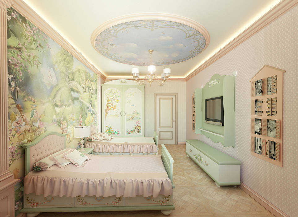 Дворянская классика, Дизайнер Светлана Юркова Дизайнер Светлана Юркова Classic style bedroom