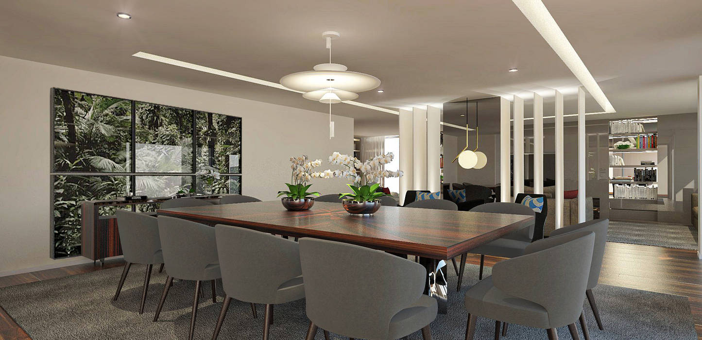 casa CM, 1870 ARQUITECTURA | INTERIORES 1870 ARQUITECTURA | INTERIORES Modern Dining Room