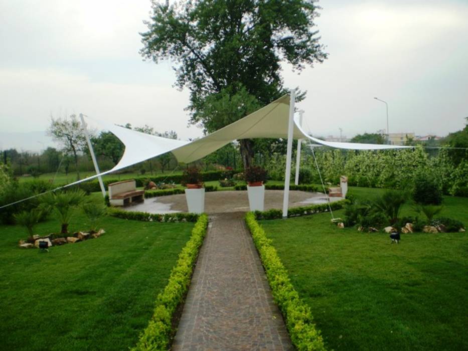 Vela fervistudio outdoor giardino in stile mediterraneo ...
