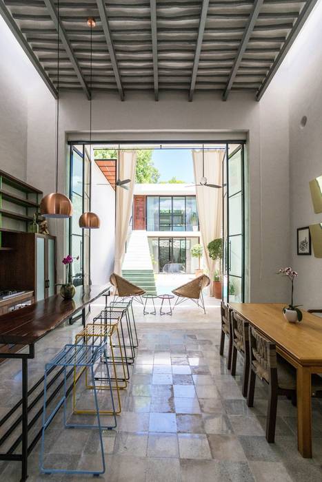 Casa del Limonero, Taller Estilo Arquitectura Taller Estilo Arquitectura Modern Dining Room Wood Wood effect