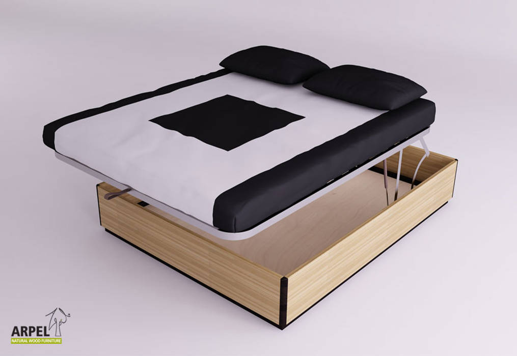 Arredare la camera da letto in stile minimal, Arpel Arpel Dormitorios de estilo minimalista Camas y cabeceras