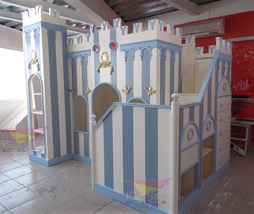 Recamaras para princesas, Kids World- Recamaras, literas y muebles para niños Kids World- Recamaras, literas y muebles para niños Chambre d'enfant classique Bois d'ingénierie Transparent Lits & Berceaux