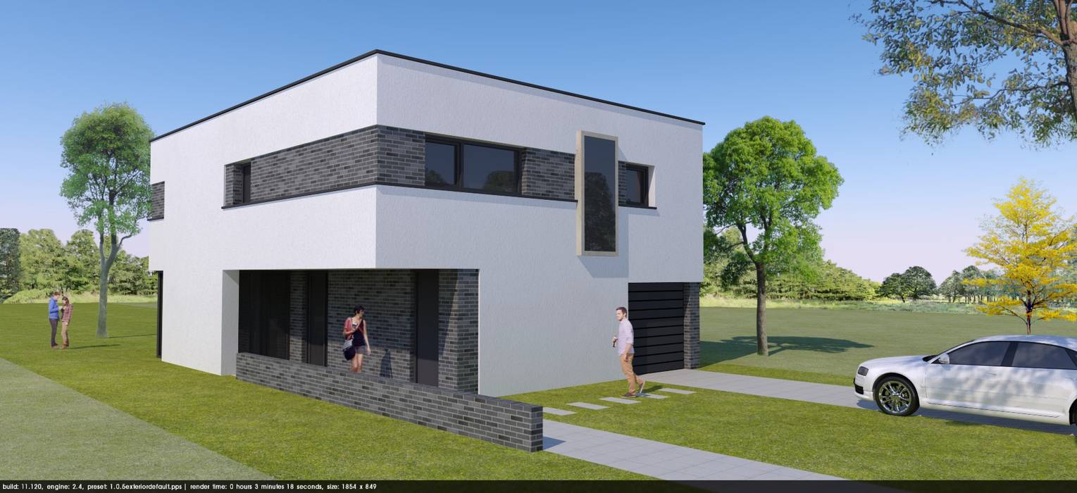 Woonhuis te Born, Nederland, FWP architectuur BV FWP architectuur BV Minimalist houses Concrete