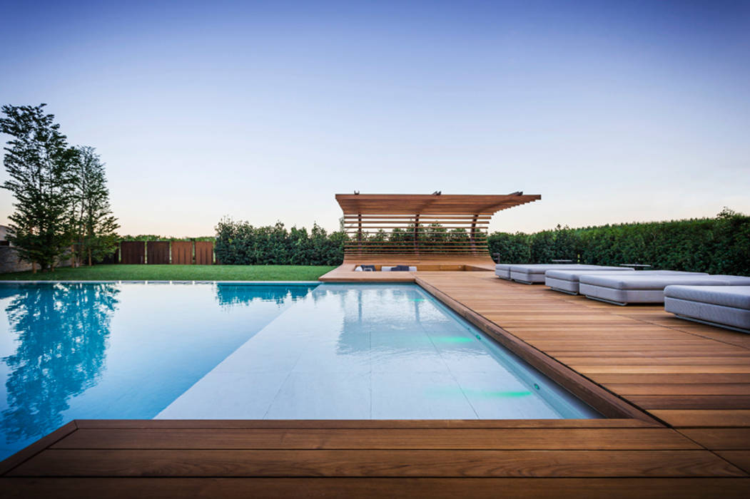 Garden Le Monde, Alessandro Isola Ltd Alessandro Isola Ltd Modern pool