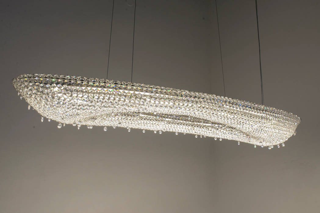 Artica crystal chandelier Manooi Yates y jets de estilo moderno crystal chandelier,chandelier,lighting,design,luxury,luxurious,interior,interiordesign,home,homedecor,Manooi
