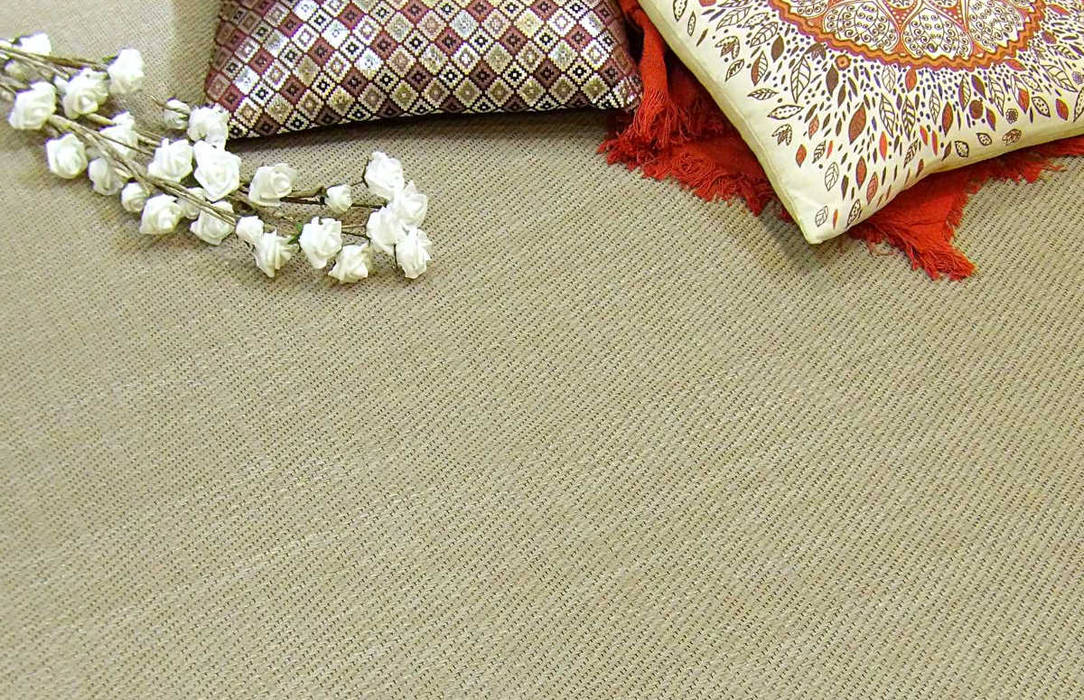 Vinilo y color: las posibilidades decorativas de las alfombras de vinilo, latiendawapa latiendawapa Minimalist living room Synthetic Brown Accessories & decoration