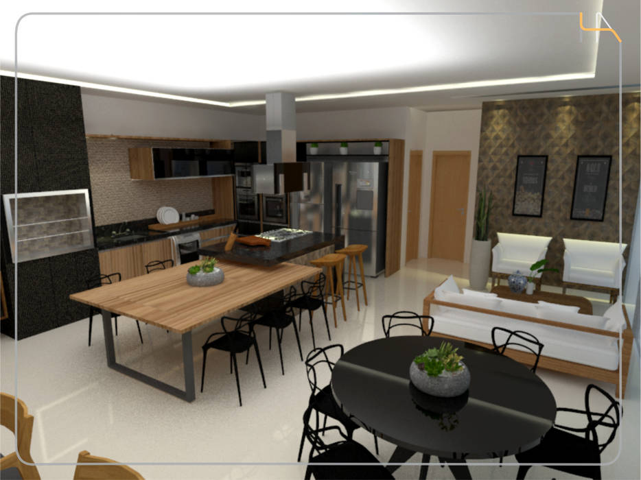 Cozinha Gourmet, Humanize Arquitetura Humanize Arquitetura Modern style kitchen