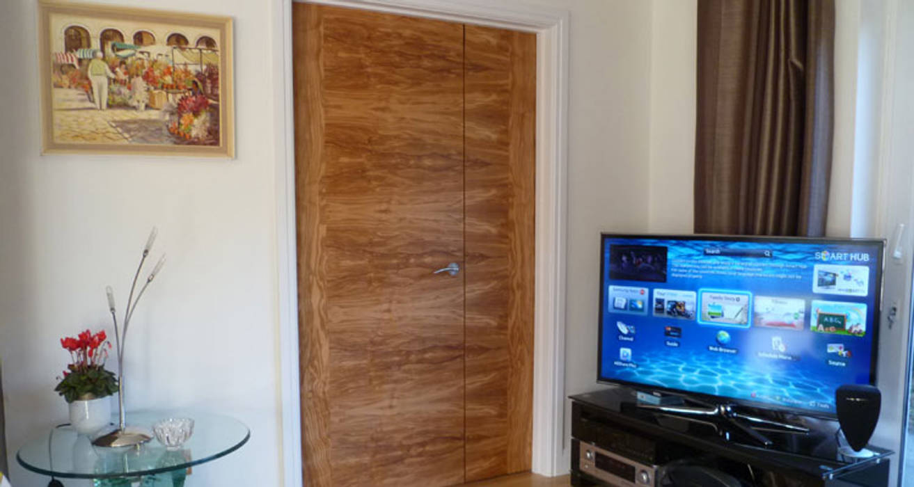 Olive Tree Veneered Doors Evolution Panels & doors Modern Windows and Doors Wood Yellow Olive Tree