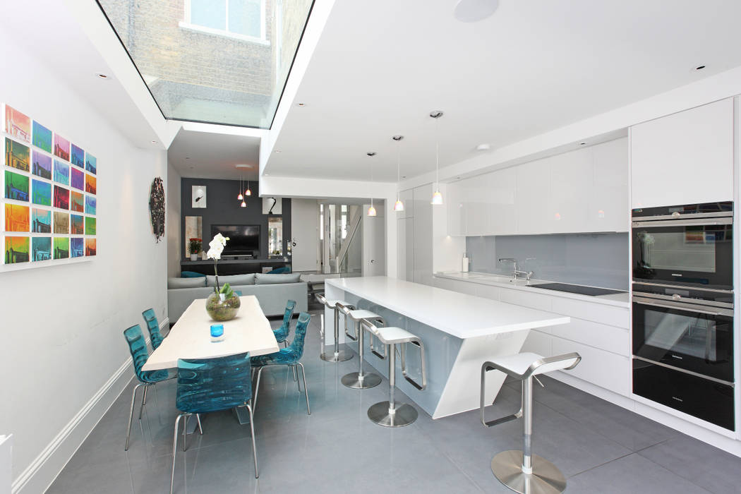 Battersea Town House, PAD ARCHITECTS PAD ARCHITECTS Dapur Modern