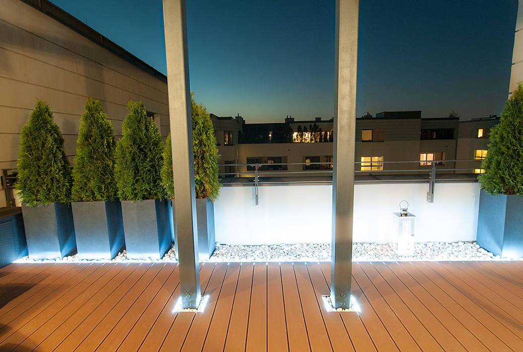 Aranżacja tarasu, Perfect Space Perfect Space Klasyczny balkon, taras i weranda