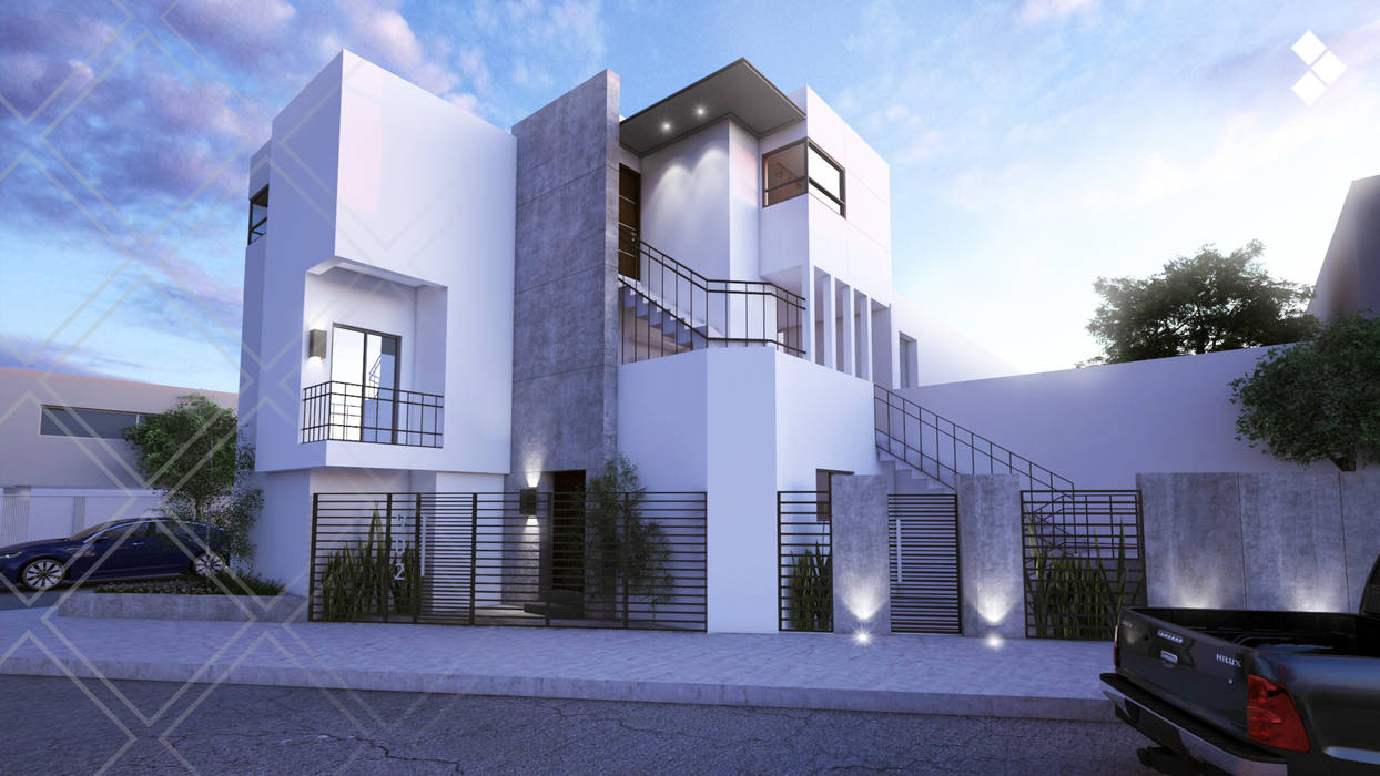 Proyecto CG, CDR CONSTRUCTORA CDR CONSTRUCTORA Modern houses