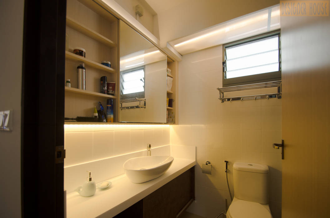 Punggol Waterway Brooks BTO, Designer House Designer House Minimalist style bathroom