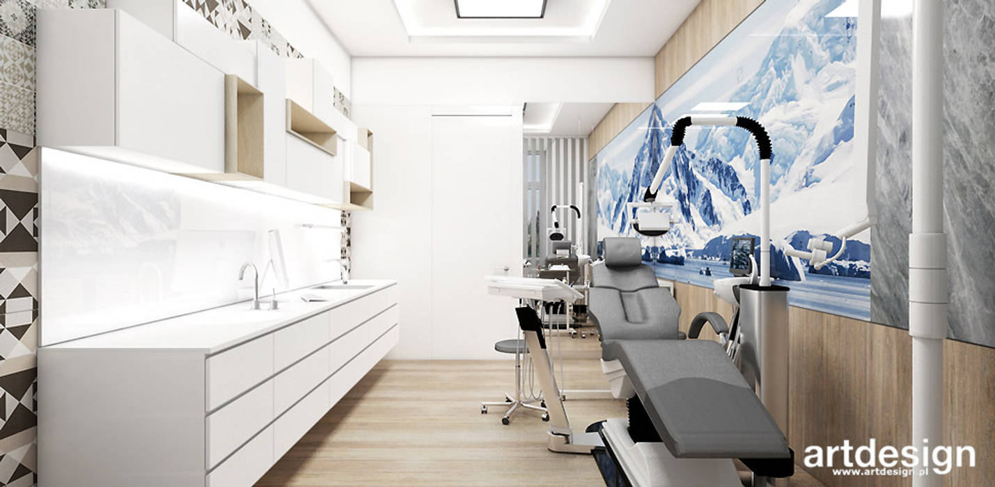 SCANDINAVIAN CLINIC | Klinika stomatologiczna, ARTDESIGN architektura wnętrz ARTDESIGN architektura wnętrz Commercial spaces Clinics