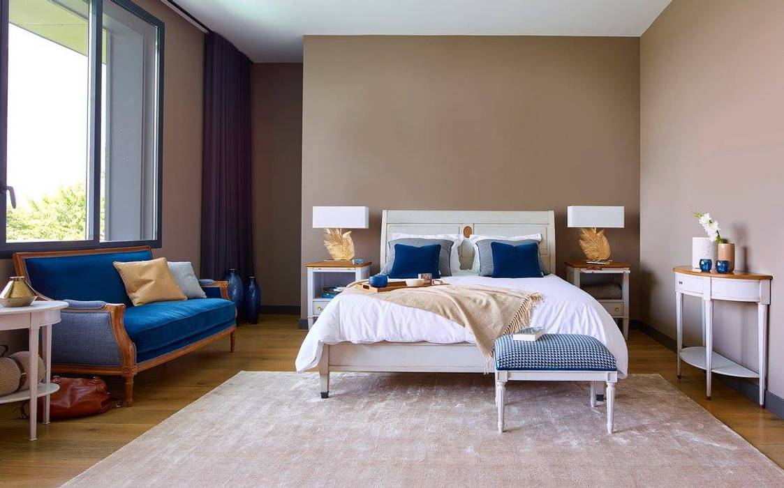 Recámaras, Conexo. Conexo. Modern style bedroom Solid Wood Multicolored