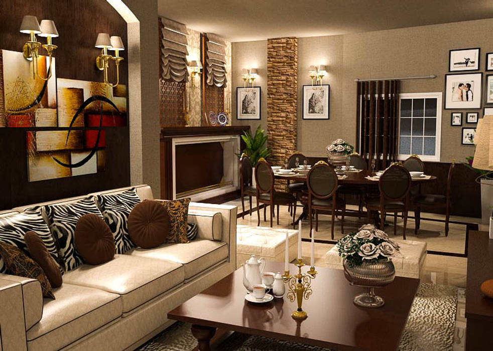 Interior Design -Apartment, Taghred Elmasry Taghred Elmasry Classic style dining room