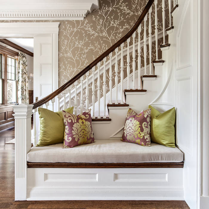 Foyer Clean Design Modern corridor, hallway & stairs