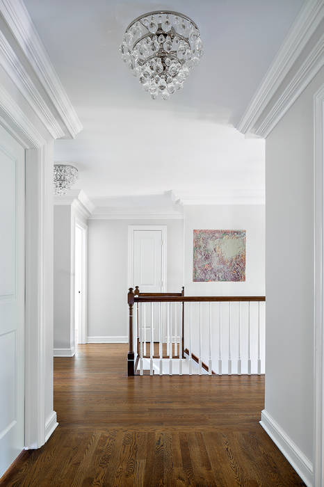 Hall Clean Design Modern corridor, hallway & stairs