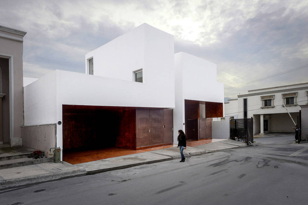 Casas CS - P+0 Arquitectura pmasceroarquitectura Casas modernas Concreto color,diseño,elegancia,Mexico