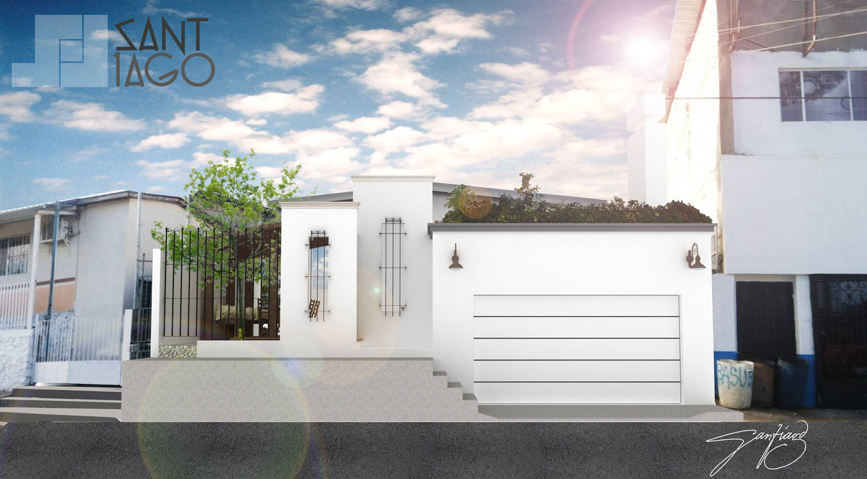 Proyecto RR, SANT1AGO arquitectura y diseño SANT1AGO arquitectura y diseño Minimalist houses Bricks