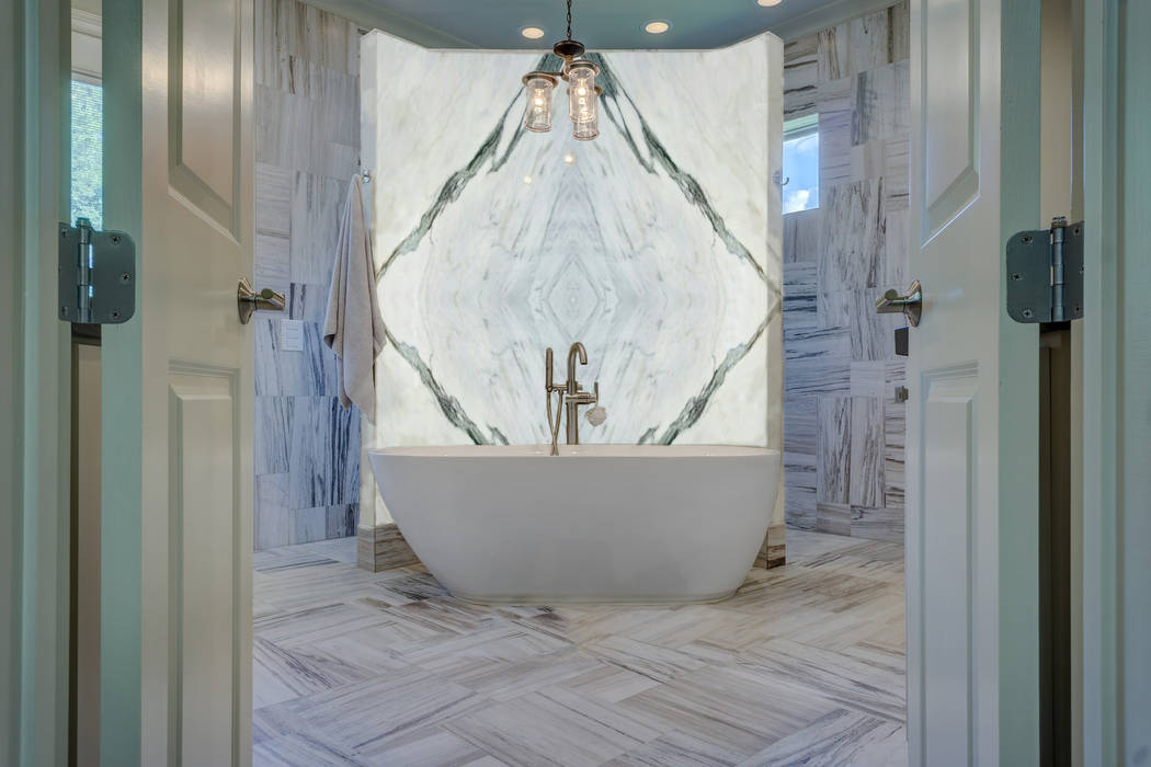 Marble Slabs, Elalux Tile Elalux Tile Mediterranean style bathroom Marble