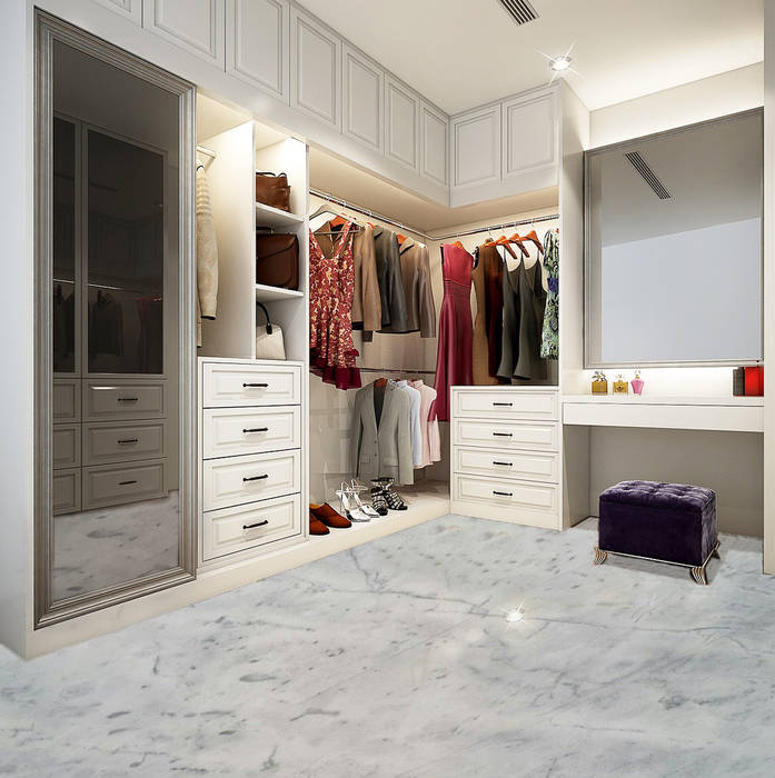 Marble Slabs, Elalux Tile Elalux Tile 모던스타일 드레싱 룸 대리석