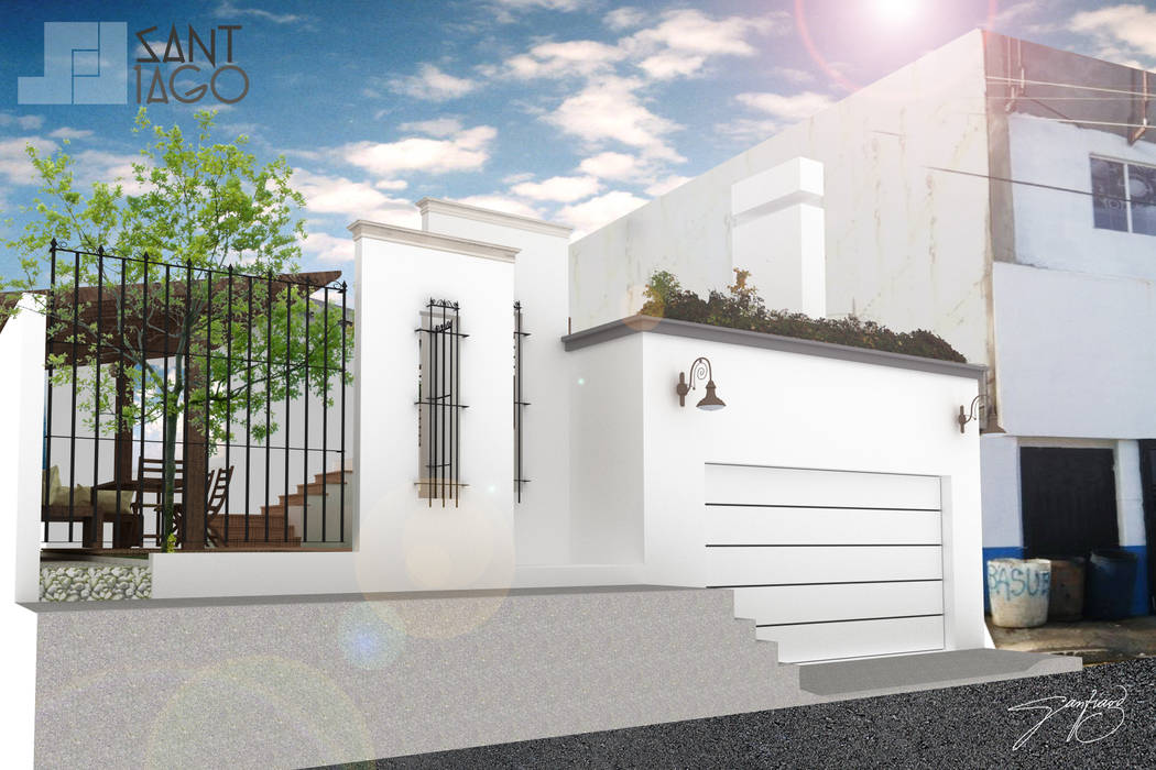 Proyecto RR, SANT1AGO arquitectura y diseño SANT1AGO arquitectura y diseño Rumah Minimalis Batu Bata