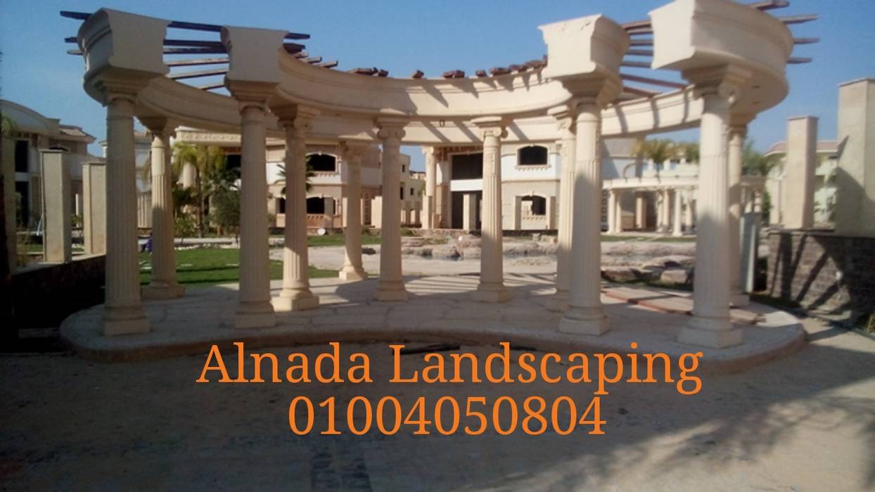 Royal Lagoon - new Cairo, Alnada Landscaping Alnada Landscaping 庭院 柵欄與牆