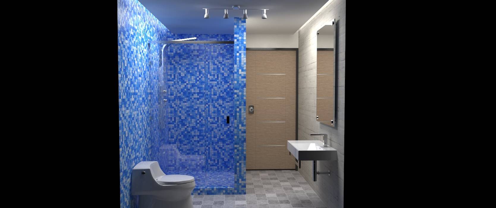 Diseño de Interiores, Atahualpa 3D Atahualpa 3D Modern bathroom