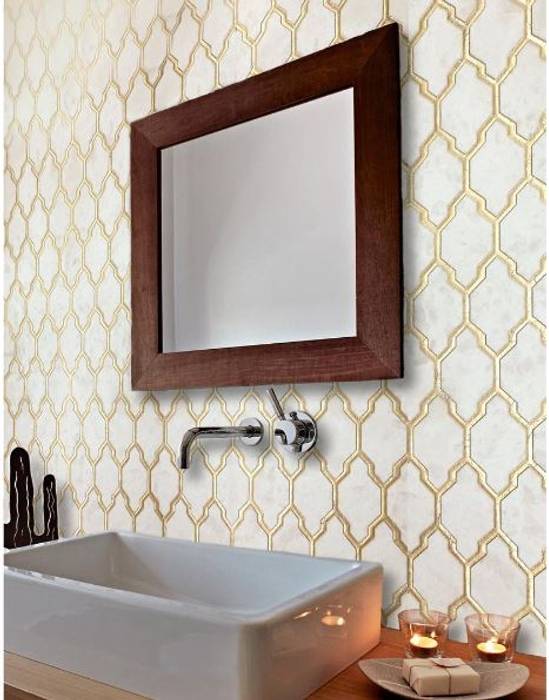 Decorative Tiles, Elalux Tile Elalux Tile Modern Bathroom Metal