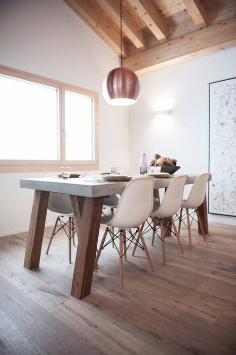 Visualisation/Design chalet, Mood Interieur Mood Interieur Salle à manger rustique Tables
