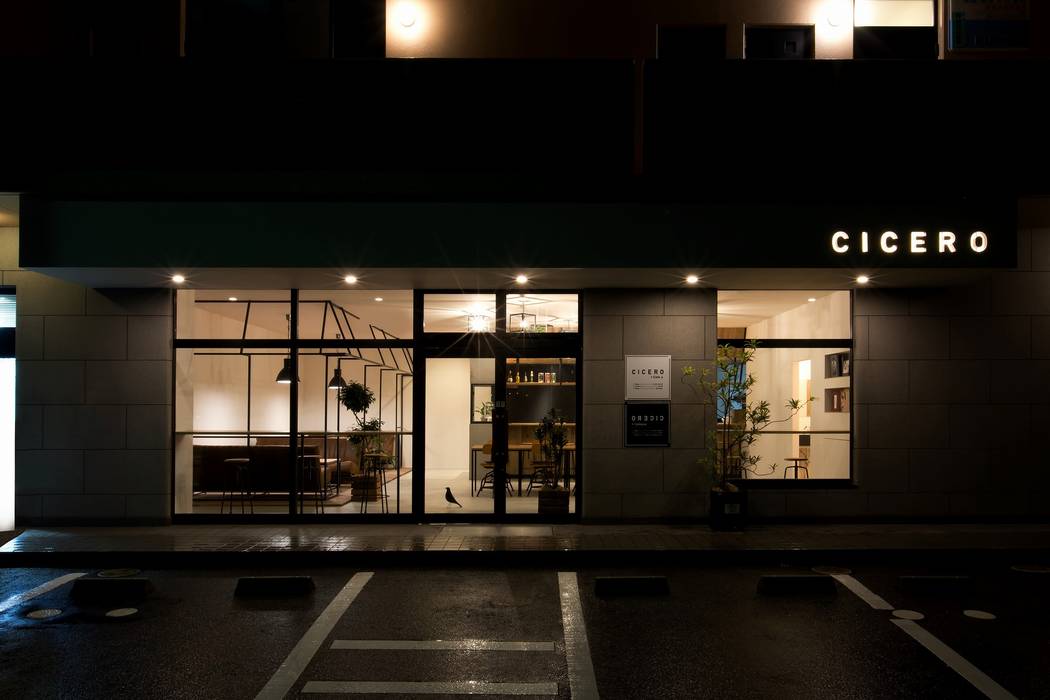 cafe CICERO, ALTS DESIGN OFFICE ALTS DESIGN OFFICE 房子 鐵/鋼