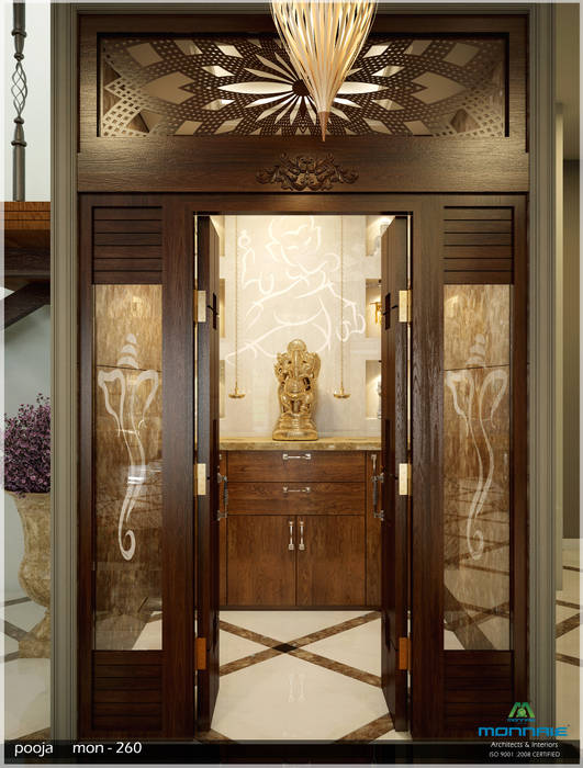 Victorian + Modern Contemporary, Premdas Krishna Premdas Krishna Modern corridor, hallway & stairs Cabinetry,Door,Gold,Amber,Wood,Rectangle,Interior design,Fixture,Building,Home door