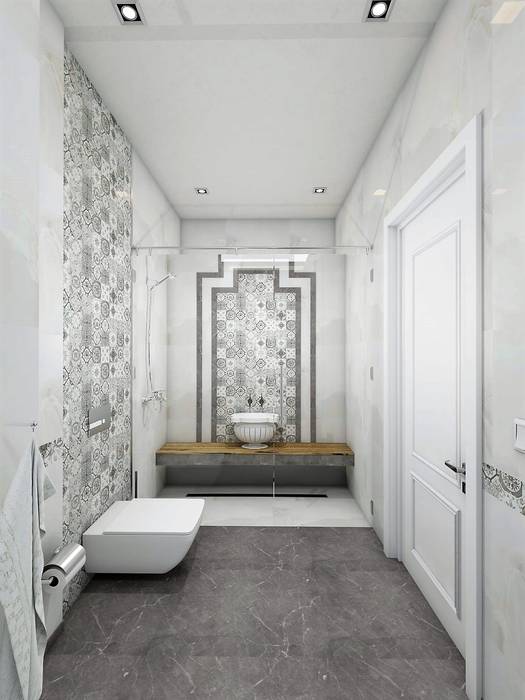 Country house / Sivas, Murat Aksel Architecture Murat Aksel Architecture Scandinavian style bathroom Granite Decoration