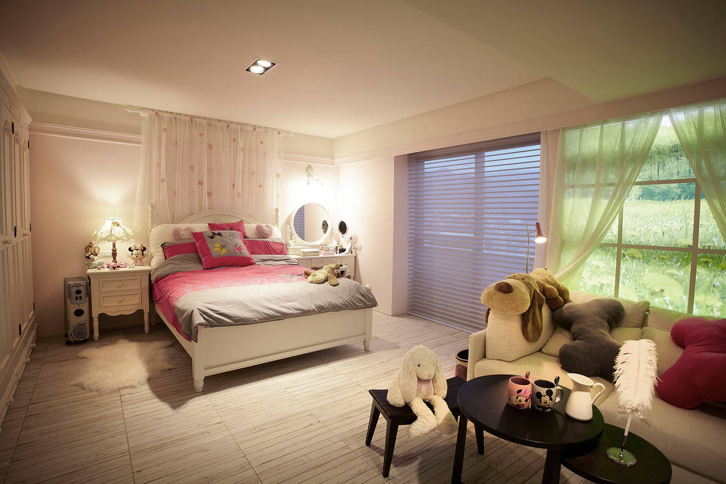 偶像劇豪宅大曝光, 戎馬整合設計 戎馬整合設計 Asian style bedroom