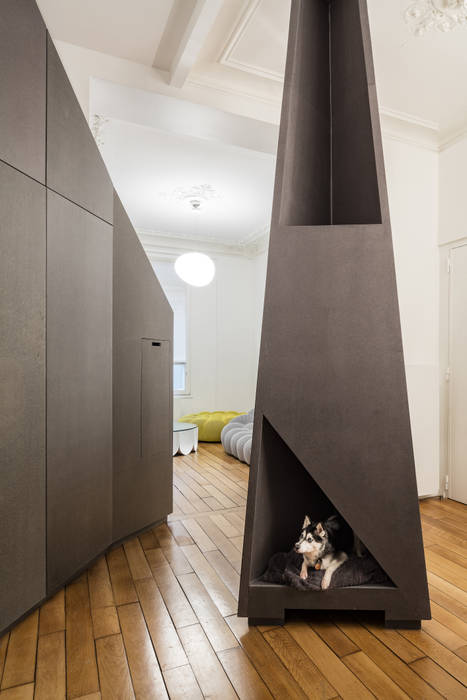 Apartment XIV, STUDIO RAZAVI ARCHITECTURE STUDIO RAZAVI ARCHITECTURE Modern Corridor, Hallway and Staircase