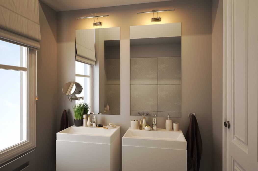 appartement haussmanien à Neuilly sur Seine, Agence Karine Perez Agence Karine Perez Classic style bathrooms