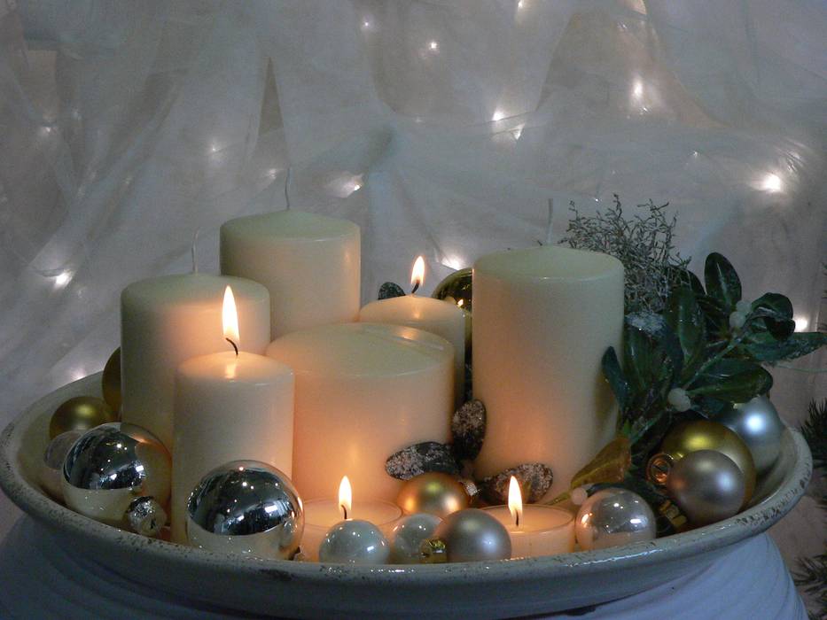 Ivory Pillar Candles The London Candle Company Classic style houses Accessories & decoration