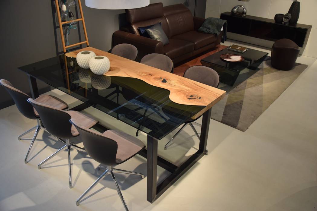 Stół industrialny, loft, biurko, design, 3 DESKI 3 DESKI Industrial style dining room Tables