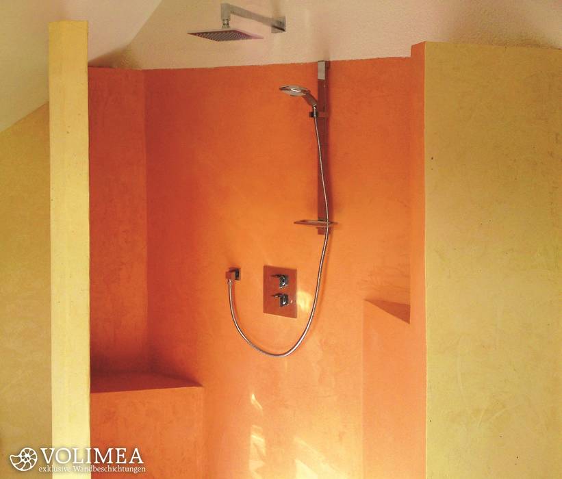 Diese Dusche Bereichert Ein Fugenloses Bad Mediterraner Spa Von Volimea Gmbh Cie Kg Mediterran Marmor Homify