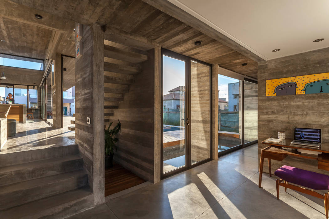 Casa Berazategui Besonías Almeida arquitectos Puertas y ventanas de estilo moderno Concreto