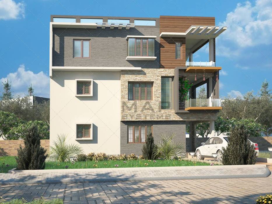 Exterior 3D Rendering Services MAP Systems 상업공간 상업 공간