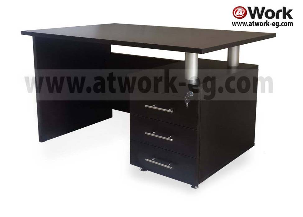 Atwork Office Furniture ات ورك للاثاث المكتبي, Atwork Office Furniture Atwork Office Furniture مكتب عمل أو دراسة MDF مكتب