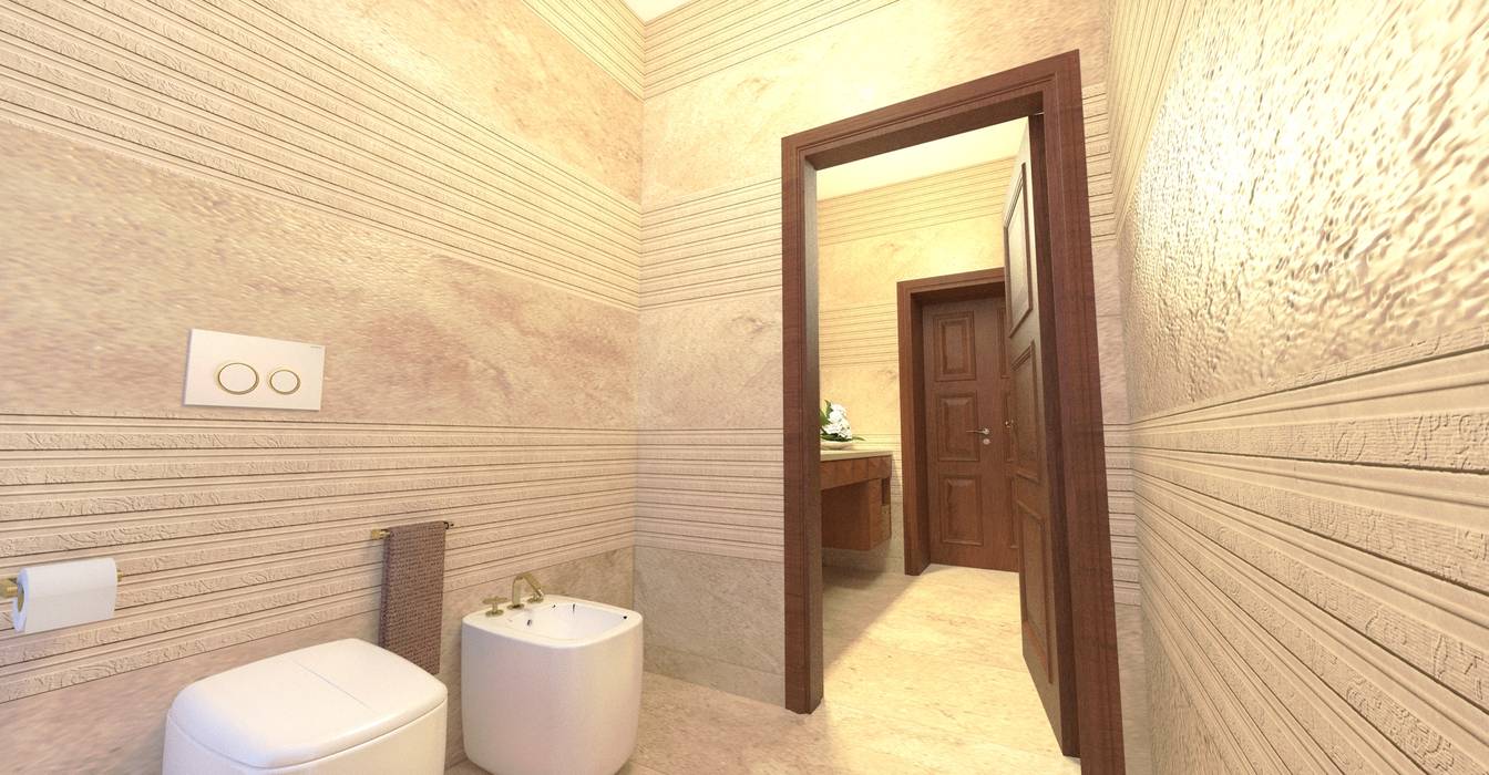 Sala da bagno - Luxury powder room, Planet G Planet G Ванна кімната Мармур