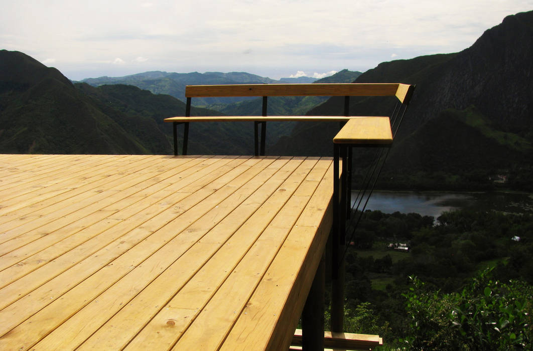 Suite de madera TdE, Taller de Ensamble SAS Taller de Ensamble SAS Balcones y terrazas modernos Madera Acabado en madera