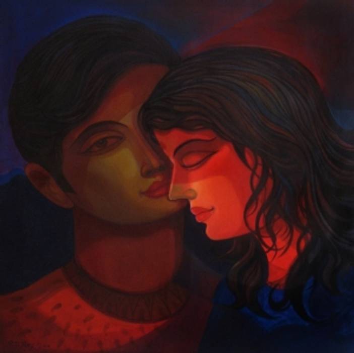 Me and you 17 Indian Art Ideas Other spaces love,romance,couple,trust,Pictures & paintings