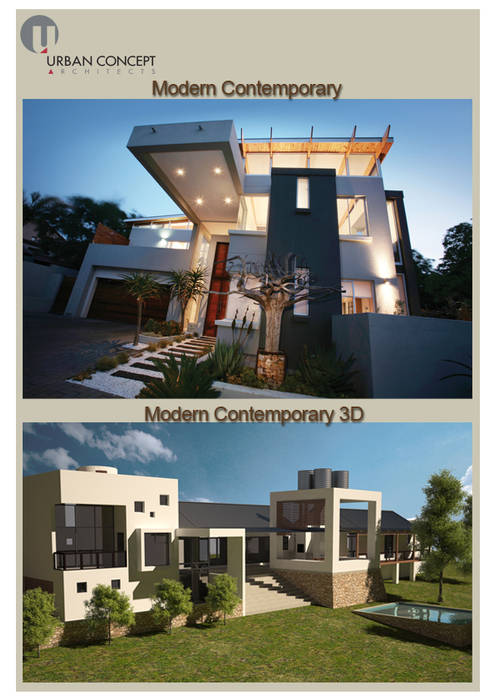 Modern contemporary, Urban concept architects Urban concept architects モダンな 家 コンクリート