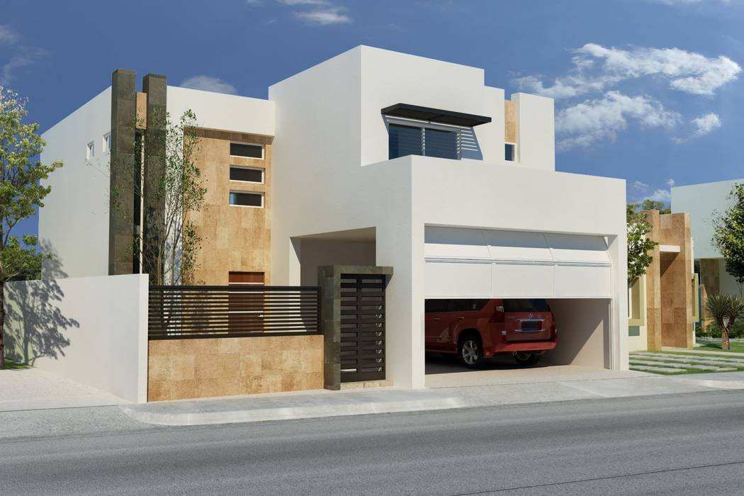 Casa San Isidro, Gestec Gestec Minimalist house Marble