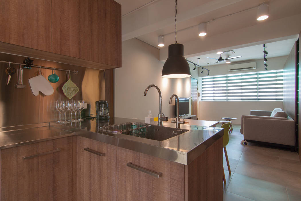 ZNY house 珞石設計 LoqStudio Modern kitchen